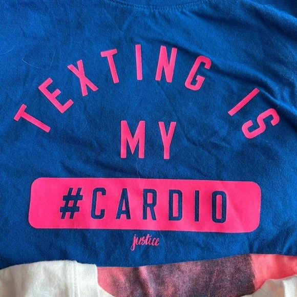 Lot of SIX 6 girls size 12 short sleeve t-shirts Y2K Justice graphic tees - Picture 6 of 8